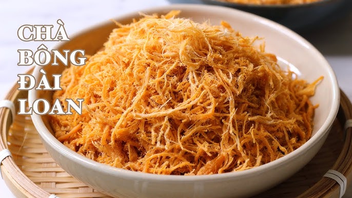 Chà bông heo Đài Loan ăn kèm cháo trắng