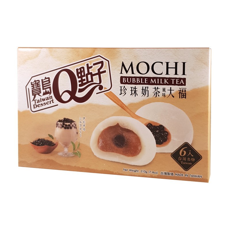 Bánh Daifuku nhân trà sữa trân châu độc đáo