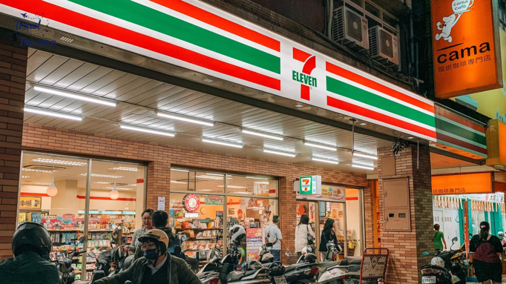 Hình ảnh minh họa giải độc đắc 10 triệu Đài tệ và logo 7-ELEVEN, tượng trưng cho hóa đơn may mắn.